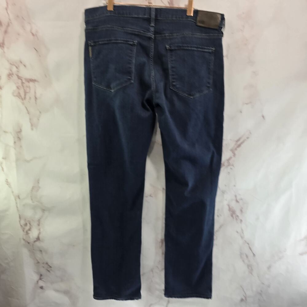 Paige Jeans Mens 34 X 31 Federal Slim Straight Stretch Denim Dark Wash Cellar
